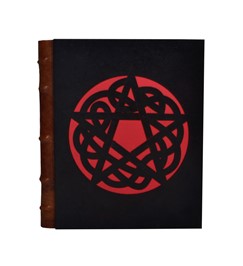 Pentagram Leather Cover Refillable Leather Notebook