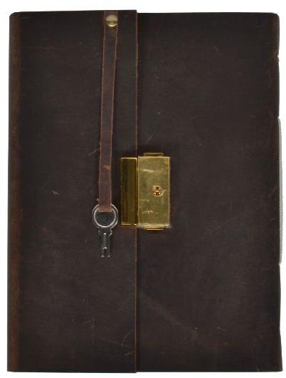 Vintage Handmade Genuine Leather Journal New Clasp Brass Lock Journal Diary