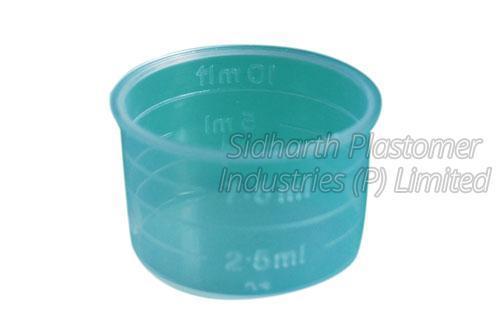 Plastic Polished Plain 10-25 MM Measuring Cup, Feature : Fine Finishing, Light Weight