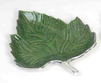 Aluminium Aluminum Leaf Platter