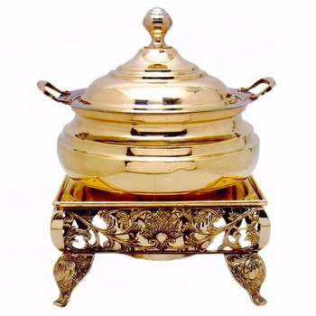 Brass Polished Chafing Dish