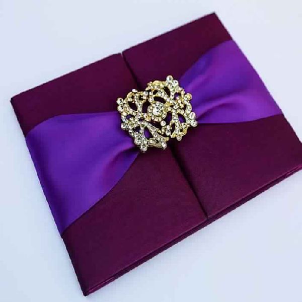 Purple Silk Folio