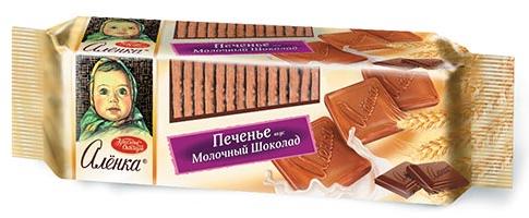 ALYONKA BISCUITS WITH CHOCOLATE