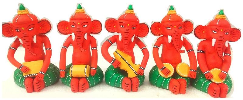 Magnificient Handmade Terracotta GANASHA HomeDecor rich heritage of India