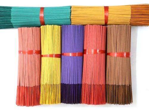 Wood Powder Multi Colored Incense Stick, for Church, Home, Office, Temples, Packaging Type : Boxes