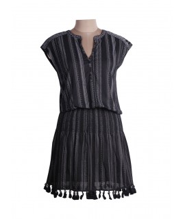 WOMEN STRIPED DRESS