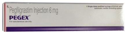 Pegex 6Mg Injection, Medicine Type : Allopathic