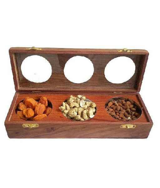 wooden dry fruit box