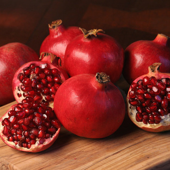 Organic fresh pomegranate, Shelf Life : 0-3days