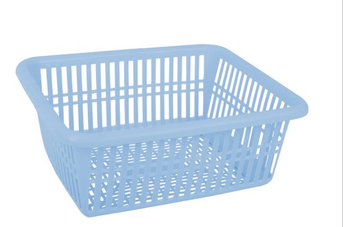 Kaptan Rectangular Plastic kitchen basket, for Home, Size : 530X435X215MM