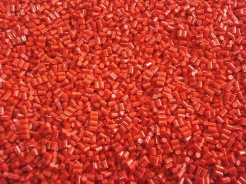 Round Red HDPE Granules, for Plastic Industry, Grade : Extrusion Grade