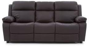 Rectangular Leather Three Seater Sofa, for Home, Feature : Comfortable, Easy To Place, Good Quality