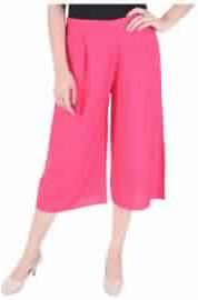 Desi Beats Women Regular Fit Fuschia Plazzo