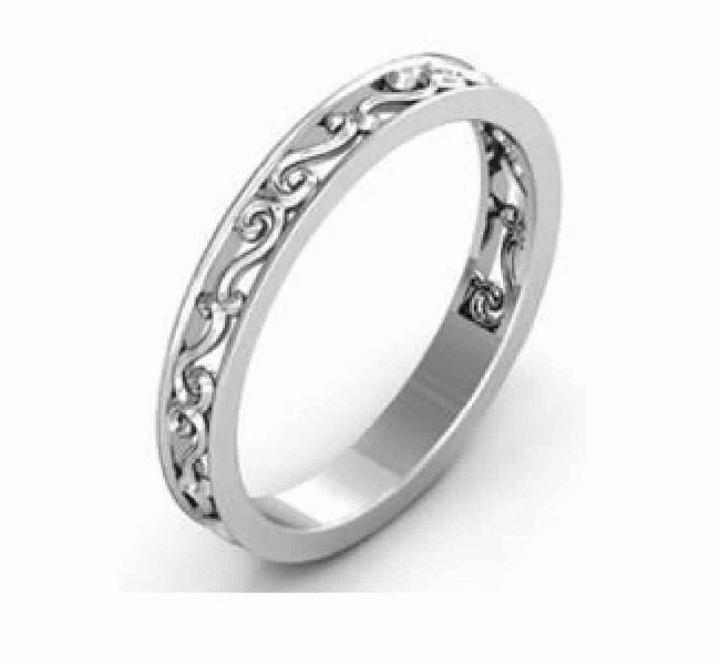 CAD FILE OF WOMENS BAND IN STL FORMAT RING