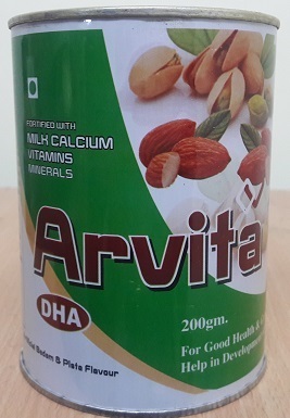 Arvita Badam Pista Flavor Powder