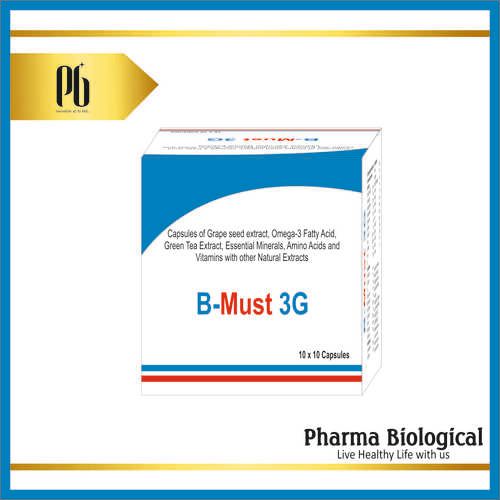 B-MUST 3G Capsule At Best Price In Jaipur | Pharma Biological