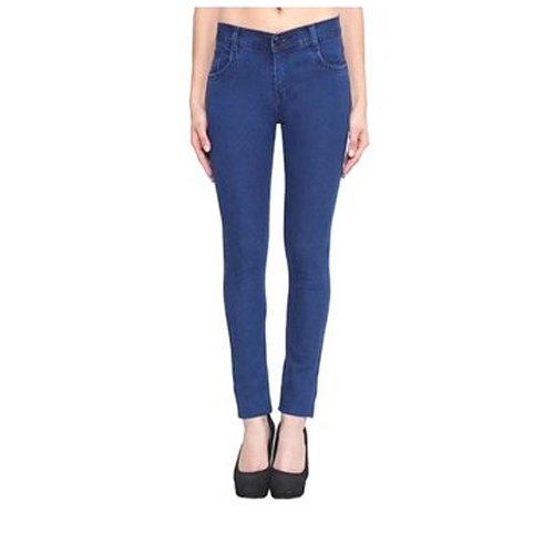 Plain Stretchable Ladies Jeans, Feature : Comfortable