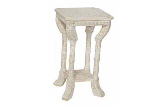 Square Mother of Pearl End Table, for Home, Hotel, Feature : Durable, Easy To Place, Good Quality