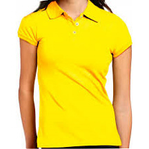 Plain Ladies Collar T Shirt, Size : M, XL