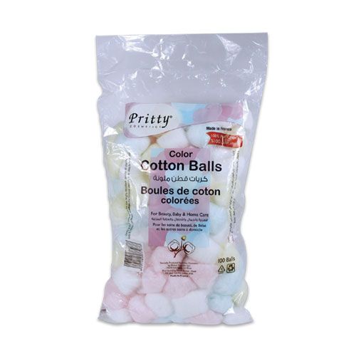 COTTON BALLS - COLOR