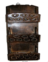 Wood Decorative Letter Rack, for Home Decoration, Style : Antique Imitation