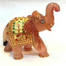 Gemstone Elephant Figurine Statue, Feature : India
