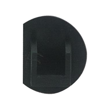 Left Curved Track Cover End Piece-Glass Doors Fittings