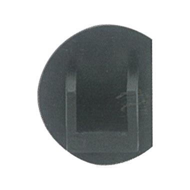 Right Curved Track Cover End Piece - Glass Doors Fittings