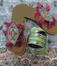 Handmade Bohemian Traditional style Ladies Sandal, Feature : Fashion\comfortable\durable