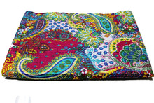 SFA Printed indian kantha quilts, Size : Queen