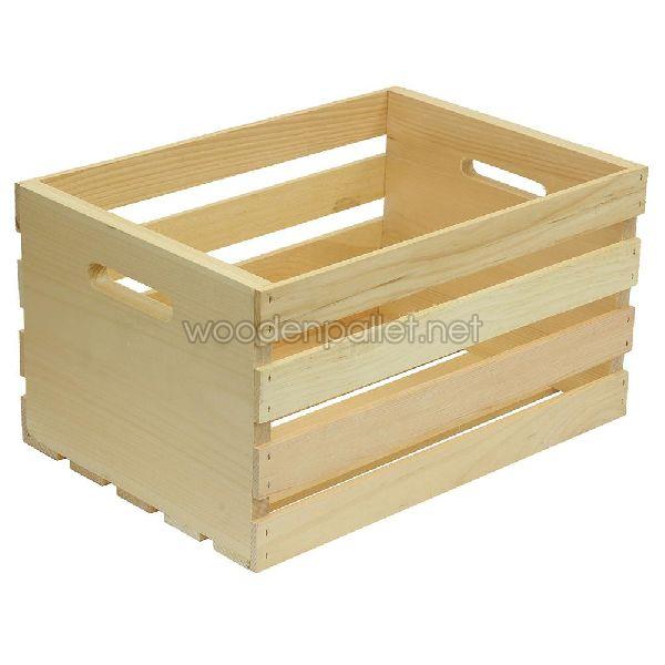 Rectangular Wooden Crates, for Packing Vegetables, Feature Eco