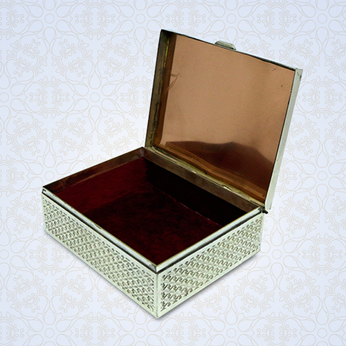 Plated Plain Brass Metal Cigar Storage Box, Feature : Attractive Design, High Quality
