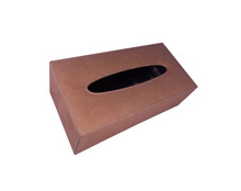  Rectangle or customized Faux leather Tissue Box