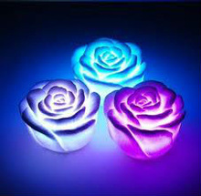 LED Rose Candle, Feature : Color Changing
