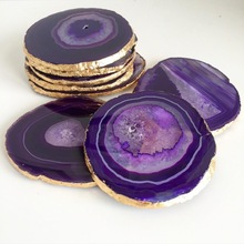 Stone coasters, Size : 4x4x1 inches each