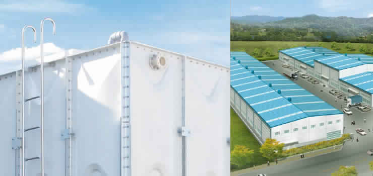 GRP PANEL TANKS FOR WATER STORAGE