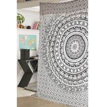 100% Cotton Printed Mandala Tapestry, Technics : Handmade