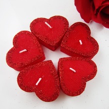 Paraffin Wax Heart Floating Candles