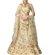 Net and Satin Lehenga Choli