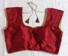 Linen / Cotton Brocade plain blouses, Style : Casual
