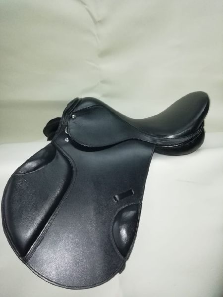 SDQA Genuine Leather English Saddle, Size : 14x15Inch, 16x17Inch, 18x19Inch, 20x21Inch