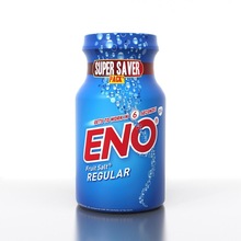 Eno Fruit Salt bottle and pouch for acidity