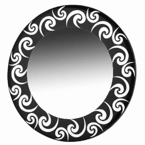 round mirror frame