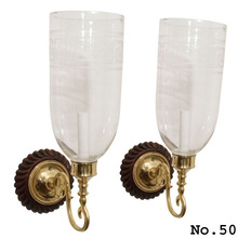 Antique brass wall lighting lamps, Color : Brown