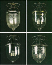 Glass Pendant Hanging Lamps, Color : Clear