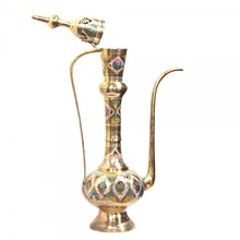 BRASS AFTABA WITH WHITE COLOUR, for Souvenir