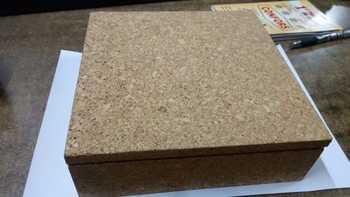 AGGLOMERATED CORK BOX, for Home Decoration