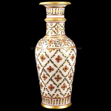  Stone Marble Handicraft Painted Vase, Color : Customized Color