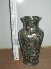 PIETRADURE Green Avalon MOP Vase