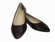 Ashbade Genuine Leather shley Court Shoe Black, Gender : Women